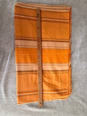 Nepalese Handwoven Gold Stripes Fabric 10 1/2 yds